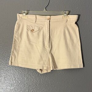The Limited High Waist Tan Shorts